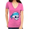 Tultex 214 - Ladies' Slim Fit Fine Jersey V-Neck Thumbnail