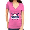 Tultex 214 - Ladies' Slim Fit Fine Jersey V-Neck Thumbnail