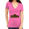 Tultex 214 - Ladies' Slim Fit Fine Jersey V-Neck Thumbnail