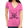 Tultex 214 - Ladies' Slim Fit Fine Jersey V-Neck Thumbnail