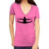 Tultex 214 - Ladies' Slim Fit Fine Jersey V-Neck Thumbnail
