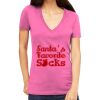 Tultex 214 - Ladies' Slim Fit Fine Jersey V-Neck Thumbnail